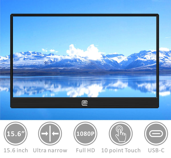 15.6 inch 1920 * 1080Touch Screen  Monitor with USB-C/HDMI Input(T156C)