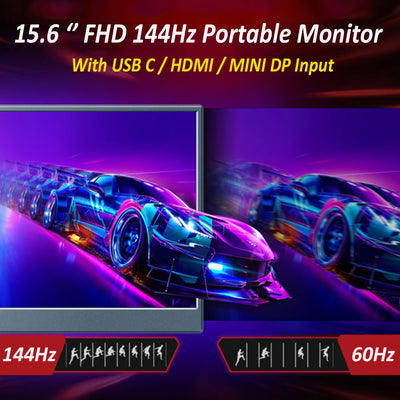 15.6 Inch 144Hz IPS 1080P Portable Gaming Monitor for PS5 (MG156-FN01)
