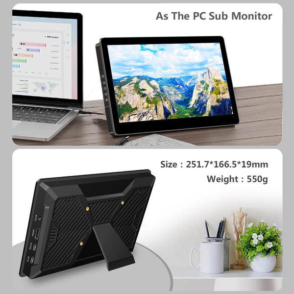 10.1 inch IPS 1024*600 HDMI Portable Touch Monitor(T101D)