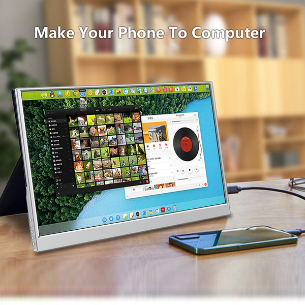 15.6 Inch IPS 1920*1080 USB-C With PD Fast Charge Portable Touch Monitor (T156L)