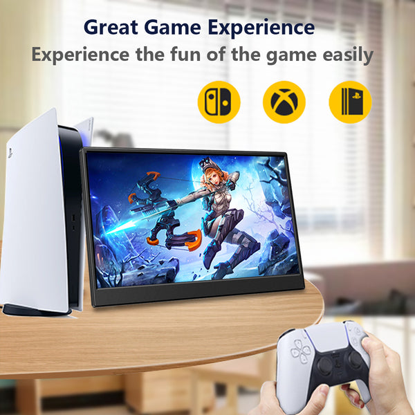 15.6 Inch IPS 2K 144Hz Game Portable Monitor With USB C HDMI Mini DP Input (MG156-QN01)