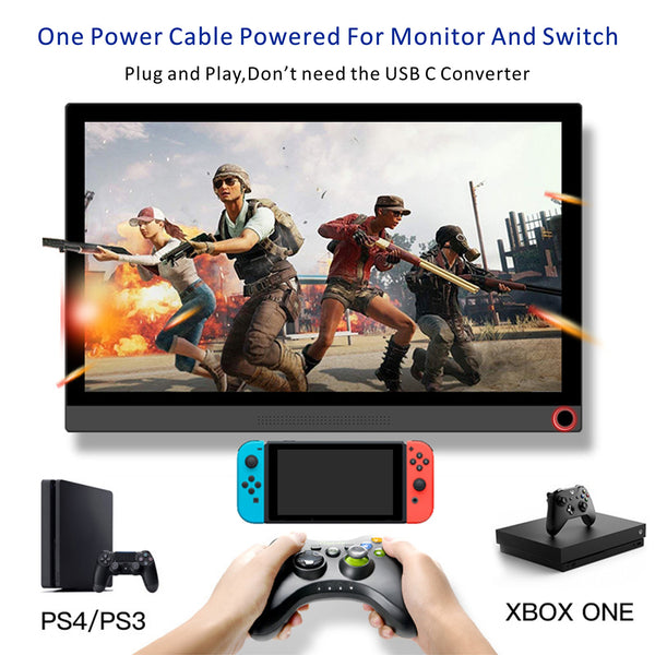 15.6 Inch IPS 1920*1080 USB-C With PD Fast Charge Portable Touch Monitor (T156E)