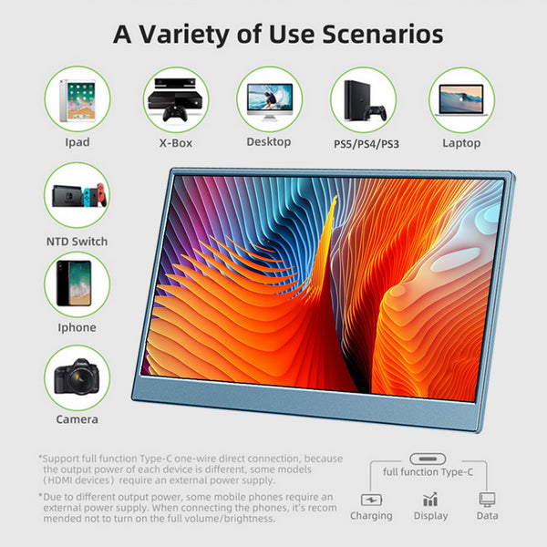 15.6 Inch 144Hz IPS 1080P Portable Gaming Monitor for PS5 (MG156-FN01)