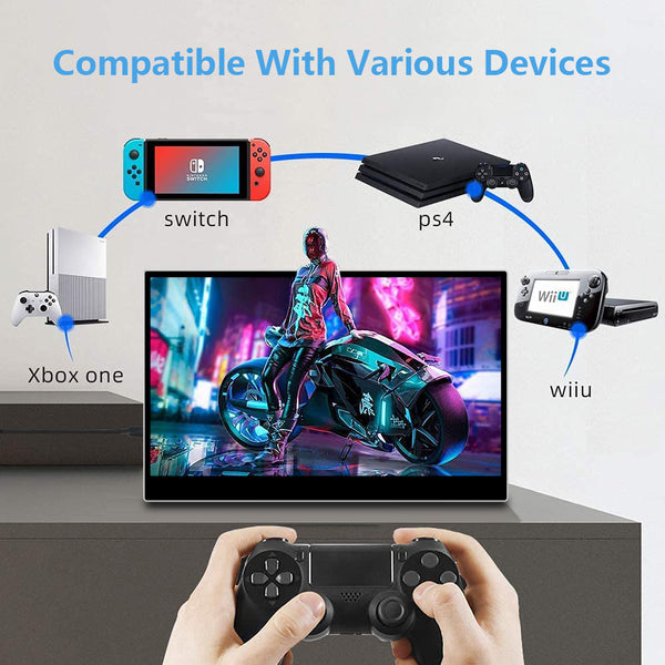 14 Inch 100% Adobe Ultra-Narrow Frame 4K Touch Portable Monitor  (MG140-UT01)