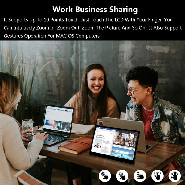 13.3 inch 100% DCI-P3 Touch 4K OLED Portable Monitor (PI-X3)