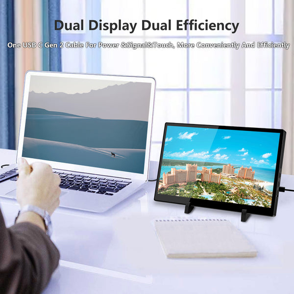 11.6 Inch IPS 1366*768 USB-C Portable Touch Monitor (T116E)