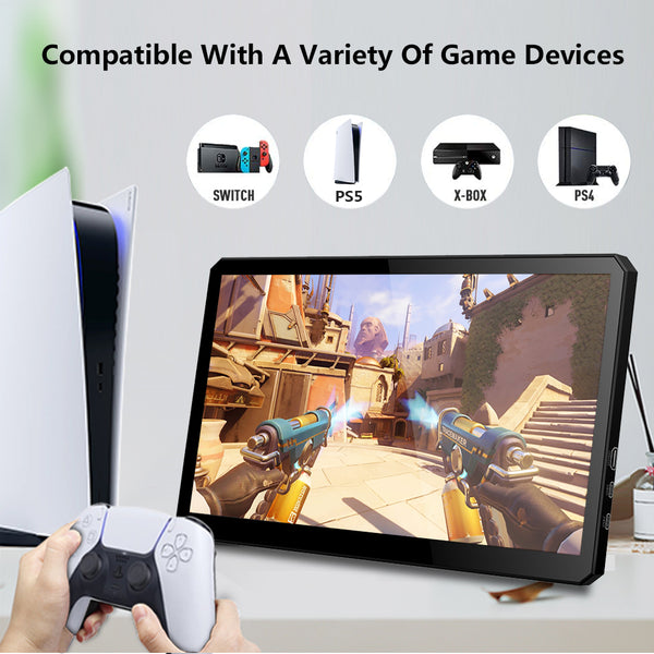 10.8 Inch IPS 1920*1080 FHD USB-C  Portable Touch Monitor (T108C)