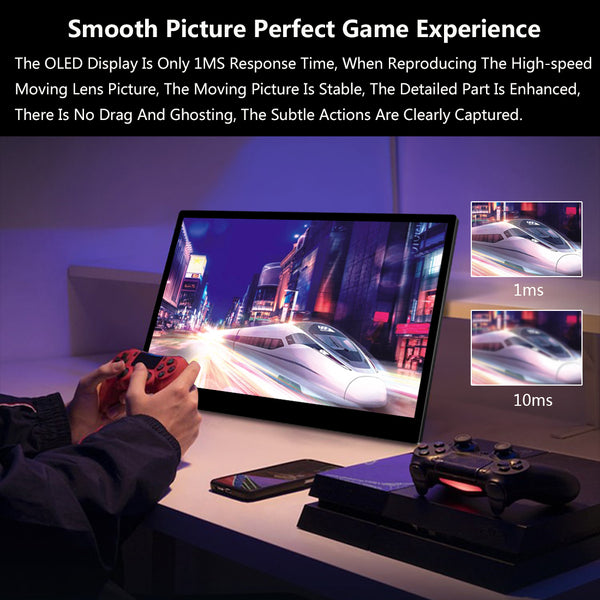 13.3 inch 100% DCI-P3 Touch 4K OLED Portable Monitor (PI-X3)