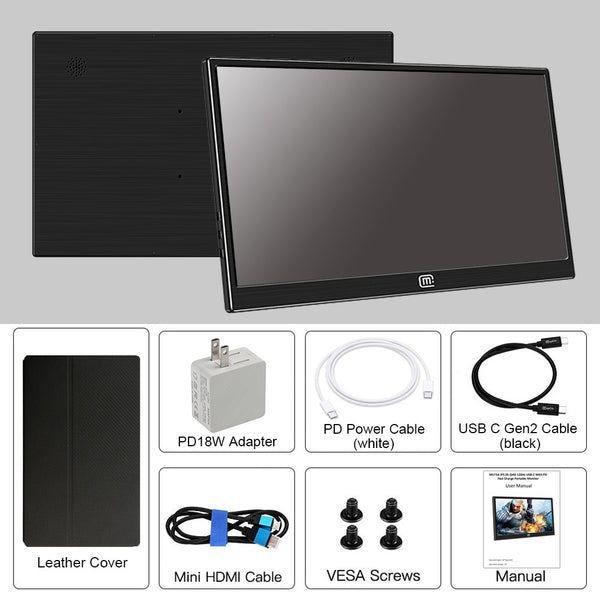 17.3 Inch 2K QHD 120Hz USB-C With PD Fast Charge Portable Monitor (M173A)