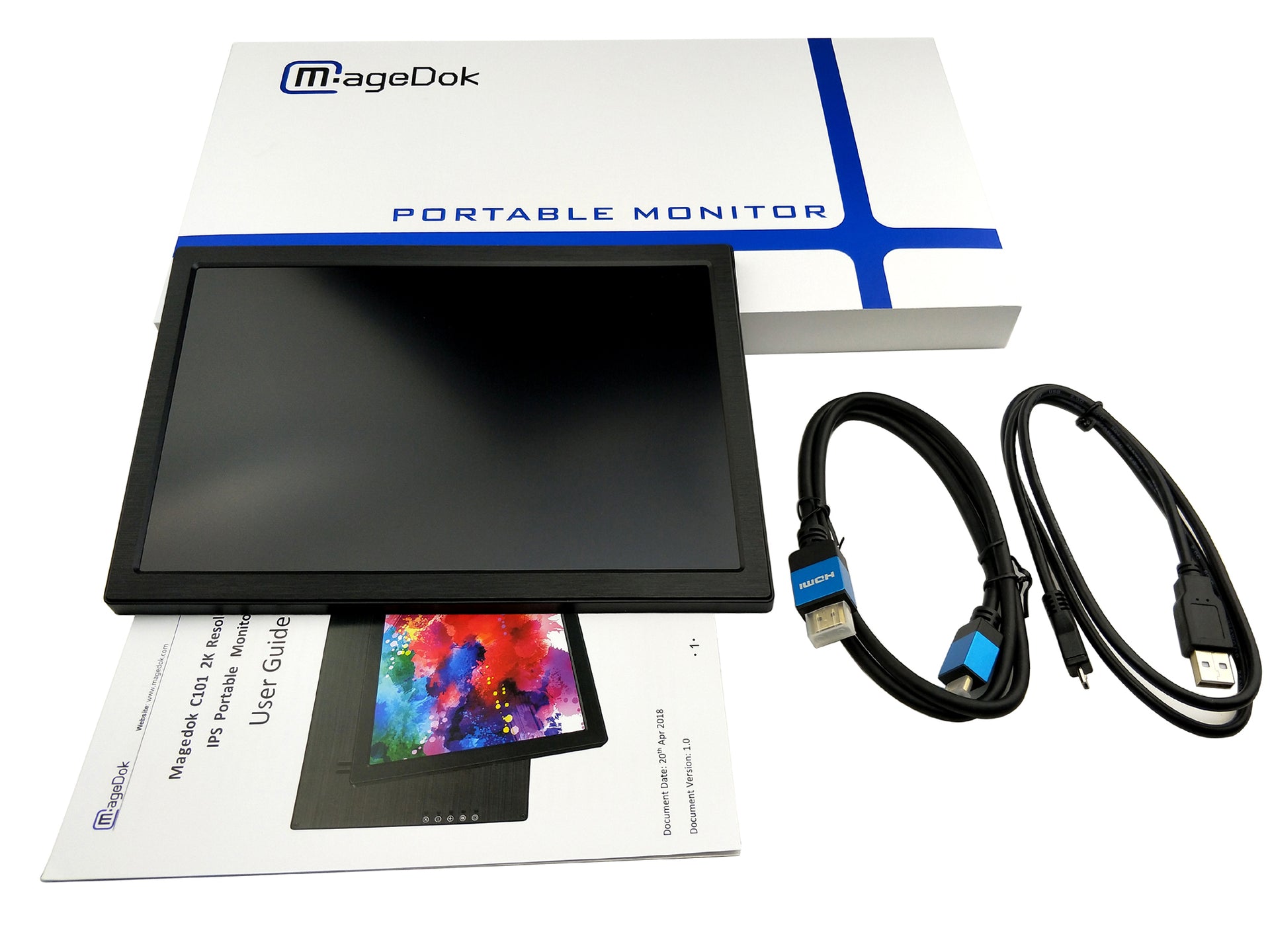 10.1 inch 2K IPS QHD Dual HDMI Portable Monitor,USB Powered(C101)