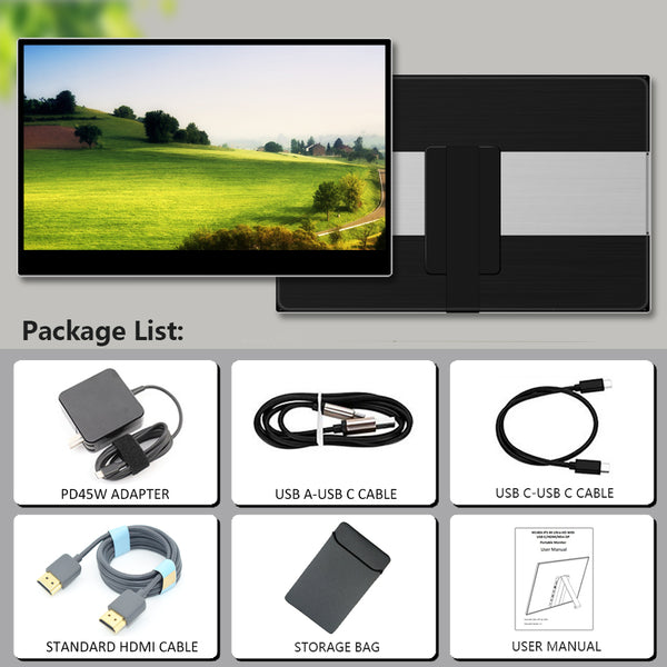 15.6 inch 4K 100% Adobe 10 Bits Color Touch Portable Display (MG156-UT01)